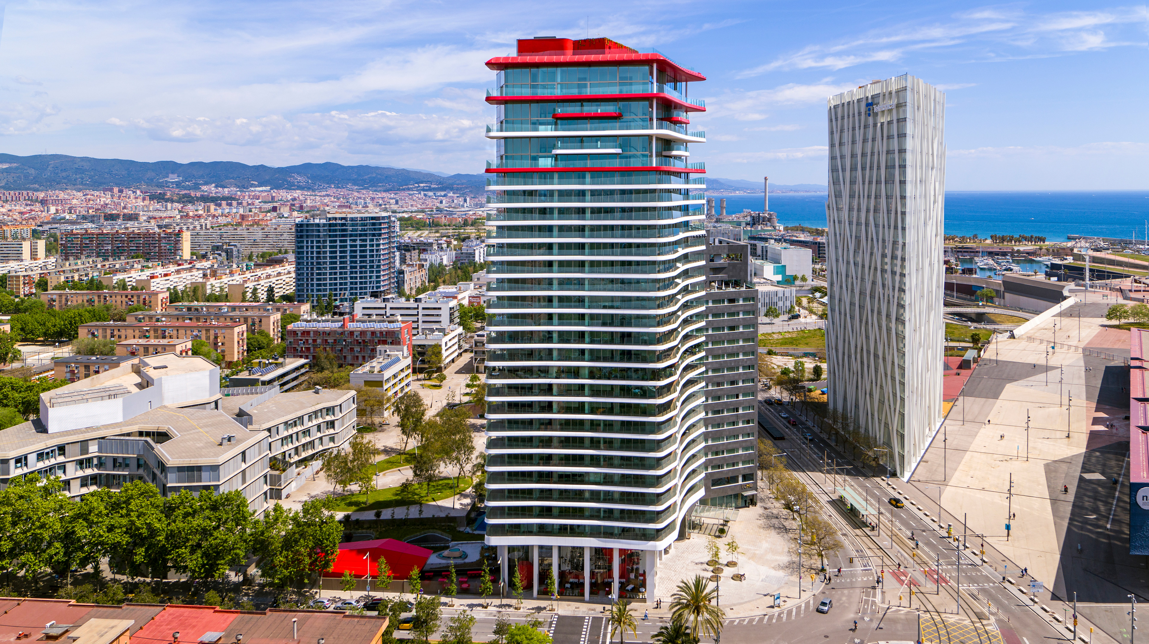 Odile Decq unveils her first residential skyscraper in Barcelona